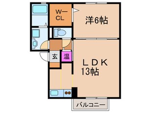 ラフィ－ネ林Ⅱの物件間取画像